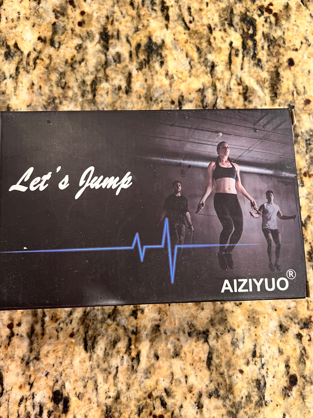 Aiziyuo Let's Jump Black Fitness Speed Cable Jump Rope